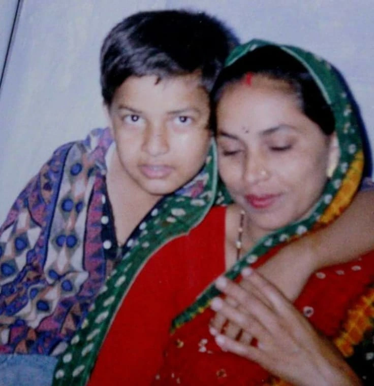 shubhanker mishra childhood photo